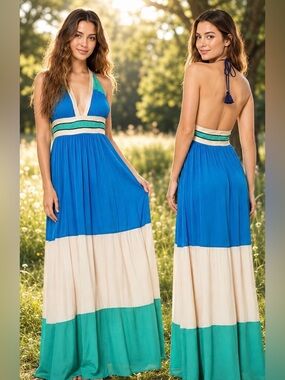 Halter Maxi Dress - Forever 21